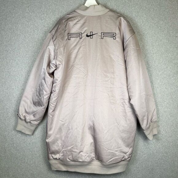 Nike Air Therma-Fit Women’s Bomber Jacket Size XL extra Large Gray DD4640-033 NW - Picture 9 of 11